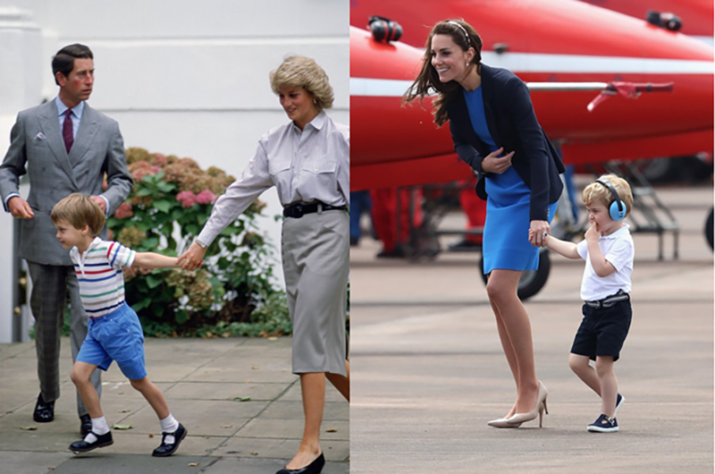 Những điểm chung thú vị trong cách nuôi dạy con của Công nương Diana và Kate Middleton Những điểm chung thú vị trong cách nuôi dạy con của Công nương Diana và Kate Middleton